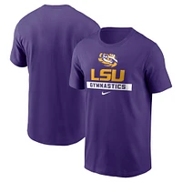 T-shirt de gymnastique Nike violet LSU Tigers pour homme