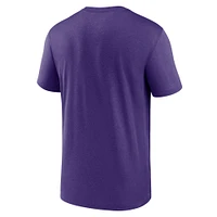 T-shirt Nike violet pour homme LSU Tigers Legend Baseball Icon Performance