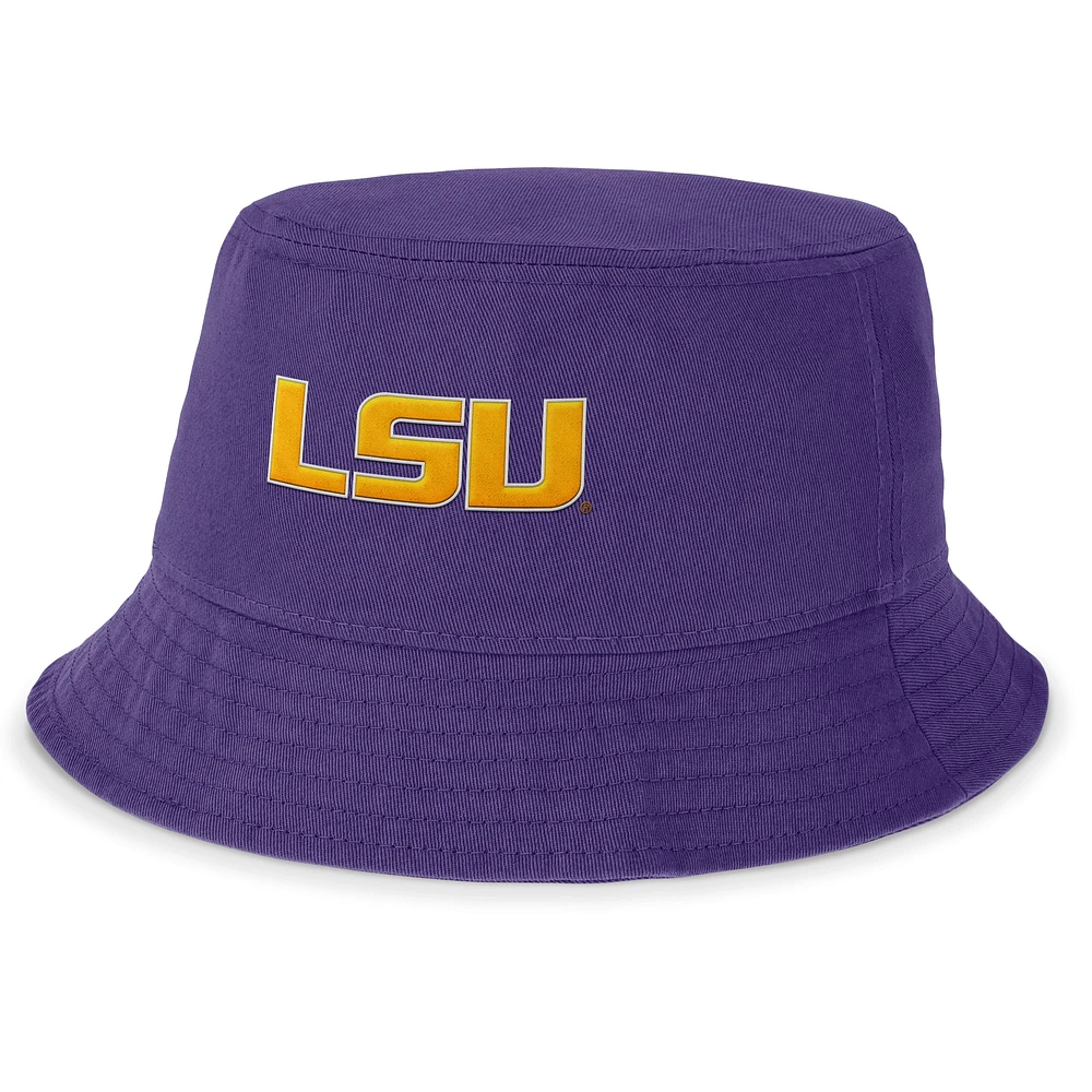 Chapeau bob violet LSU Tigers Local Apex pour homme