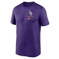 Men's Nike Purple LSU Tigers Lockup Legend T-Shirt