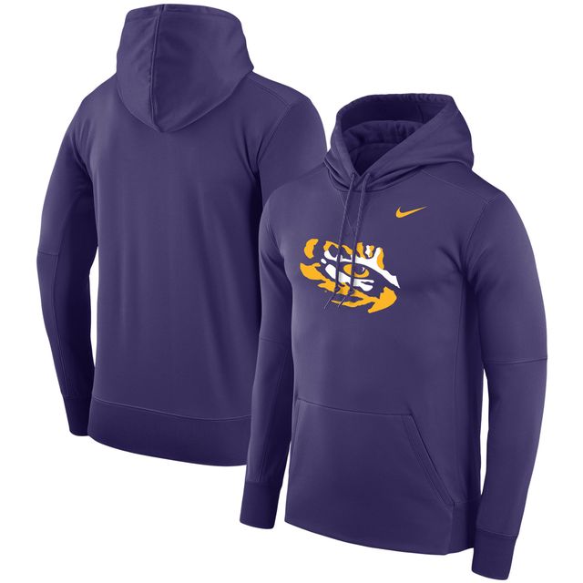 Sweat à capuche Nike LSU Tigers Performance pour homme violet