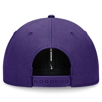 Casquette réglable violet LSU Tigers Primetime Rise pour homme