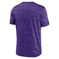 T-shirt Nike violet LSU Tigers Primetime Velocity pour homme