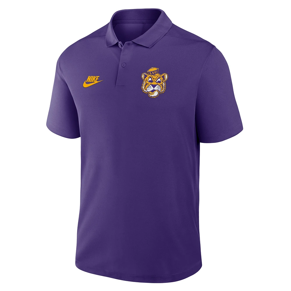 Men's Nike LSU Tigers Primetime Victory Legacy Vault Logo Performance Polo