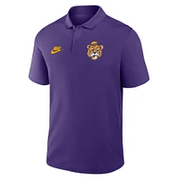 Men's Nike LSU Tigers Primetime Victory Legacy Vault Logo Performance Polo