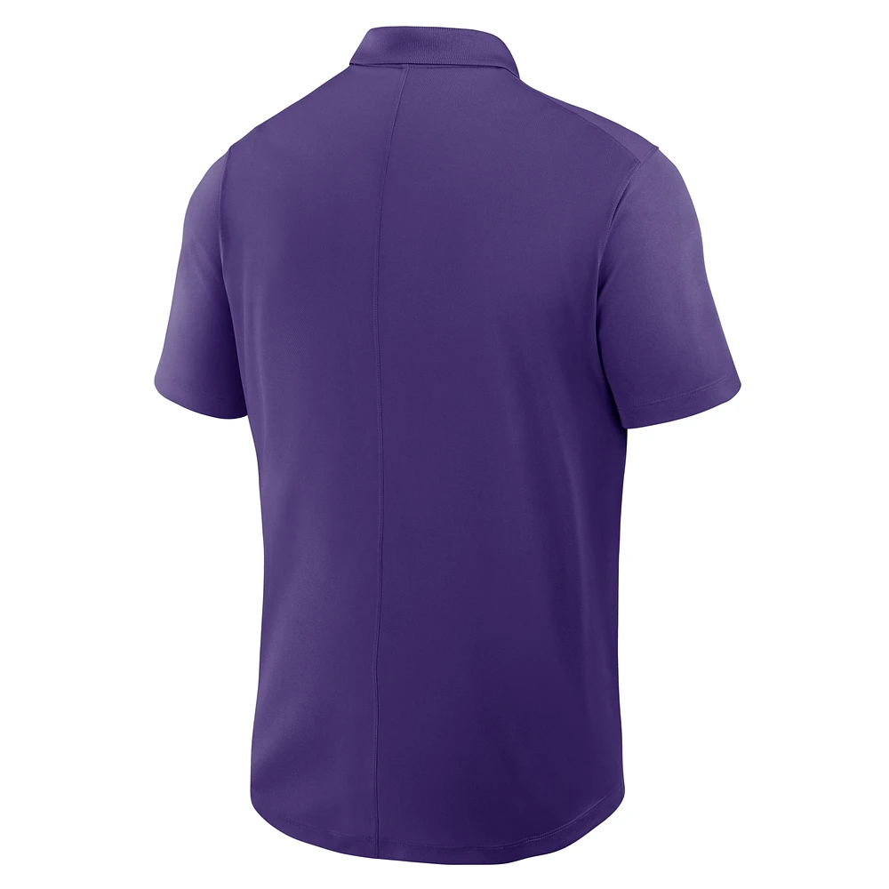 Men's Nike LSU Tigers Primetime Victory Legacy Vault Logo Performance Polo
