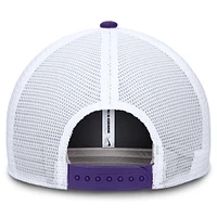 Casquette de camionneur ajustable Nike Purple LSU Tigers Rise Performance pour homme