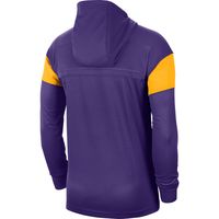 Men's Nike Purple LSU Tigers Sideline Jersey Pullover Hoodie