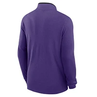 Men's Nike Purple LSU Tigers Victory Performance Half-Zip Top