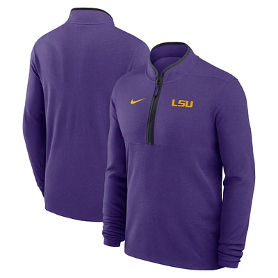 Men's Nike Purple LSU Tigers Victory Performance Half-Zip Top