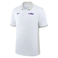 Men's Nike LSU Tigers 2025 Early Season Coaches Sideline Victory Stripe Performance Polo