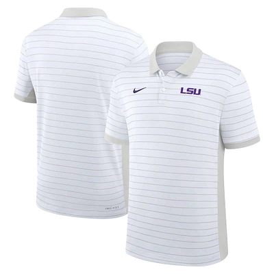 Men's Nike LSU Tigers 2025 Early Season Coaches Sideline Victory Stripe Performance Polo