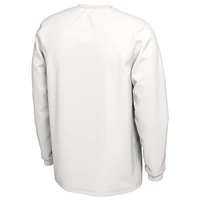 Men's Nike White LSU Tigers Ball Bench Long Sleeve T-Shirt