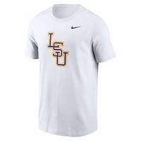 Men's Nike White LSU Tigers Baseball Logo T-Shirt