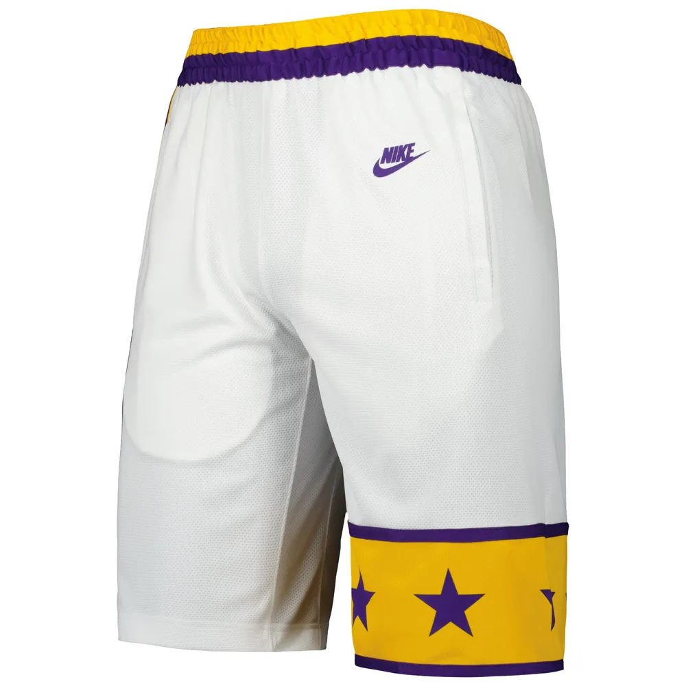 Short rétro performance Nike LSU Tigers Limited pour homme, blanc