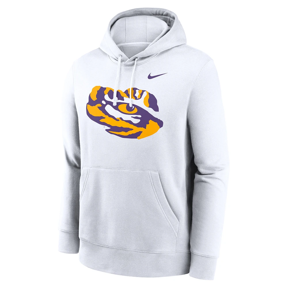 Men's Nike LSU Tigers Primetime Alternate Logo Club Fleece Pullover Hoodie