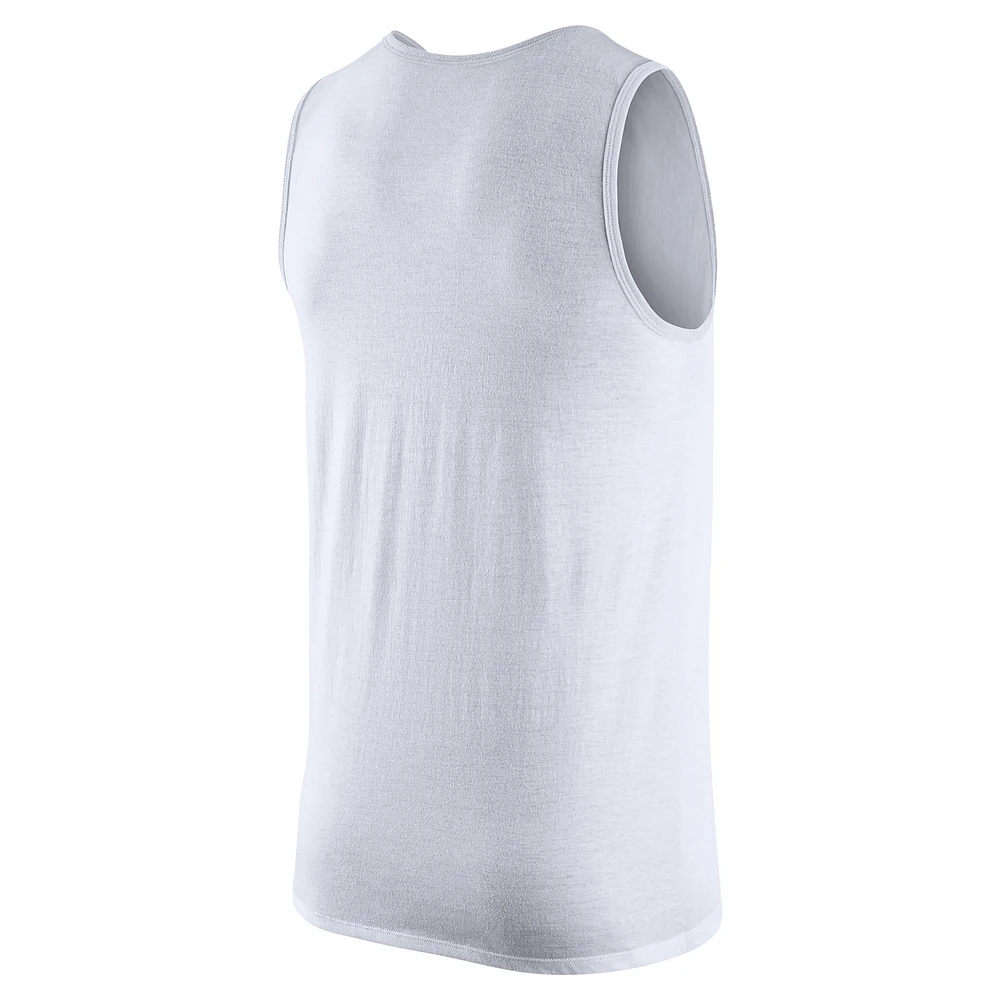 Men's Nike White LSU Tigers Tank Top