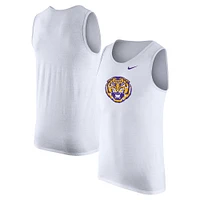 Men's Nike White LSU Tigers Tank Top