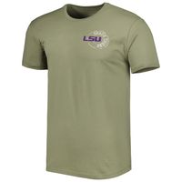 Men's Olive LSU Tigers Hyperlocal T-Shirt