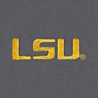 Men's Peter Millar Gray LSU Tigers Perth Performance Quarter-Zip Top