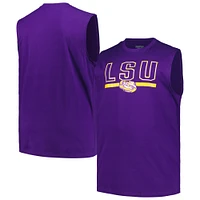 Débardeur Profile Violet LSU Tigers pour hommes, grands et