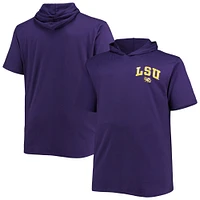 T-shirt à capuche violet LSU Tigers Big & Tall Team pour hommes