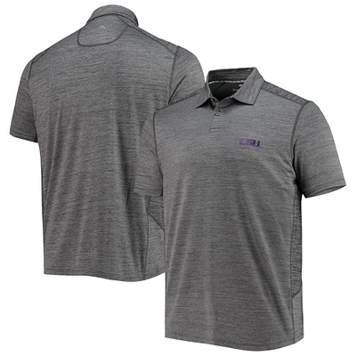 Men's Tommy Bahama Gray LSU Tigers Delray IslandZone Polo