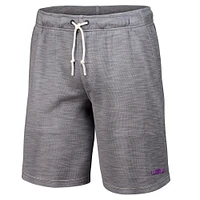 Men's Tommy Bahama Gray LSU Tigers Tobago Bay Tri-Blend Shorts