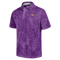 Polo Tommy Bahama violet pour homme LSU Tigers Sport Santiago Paradise de grande taille