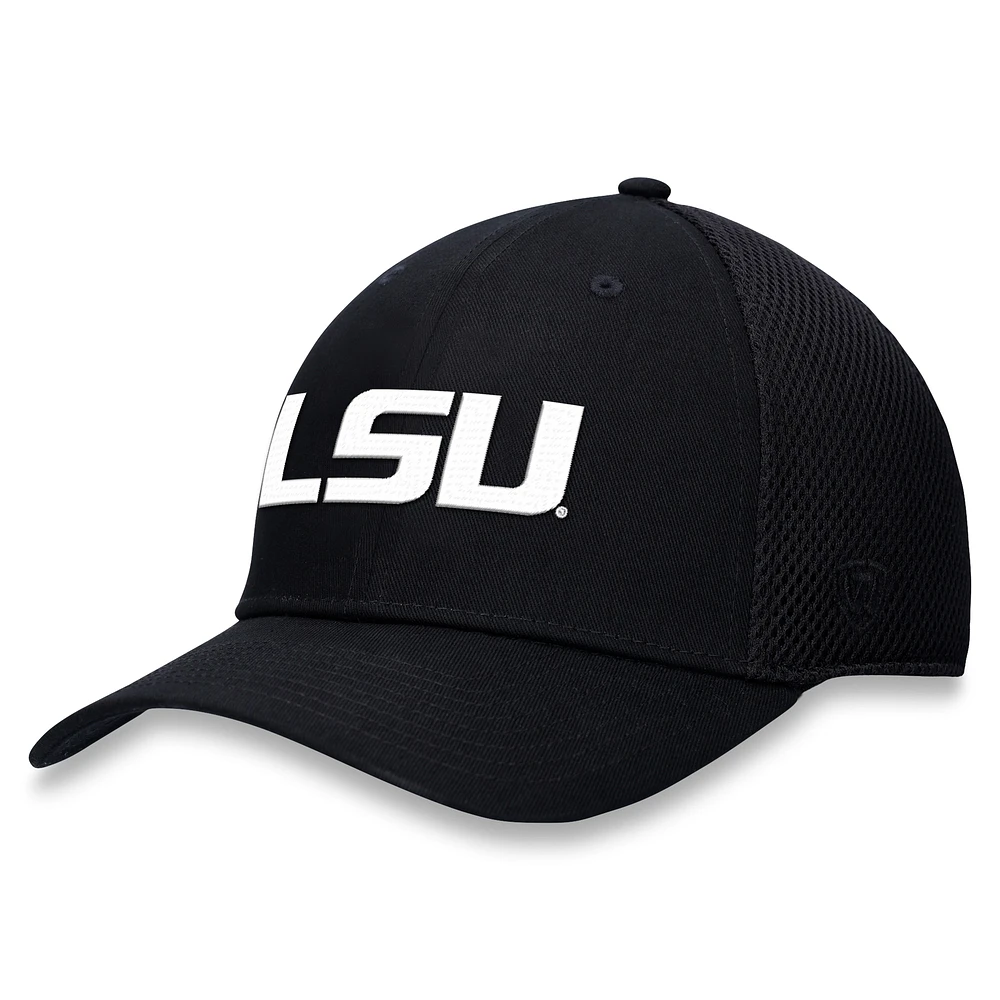 Casquette LSU Tigers Spacer Flex Top of the World noire pour homme