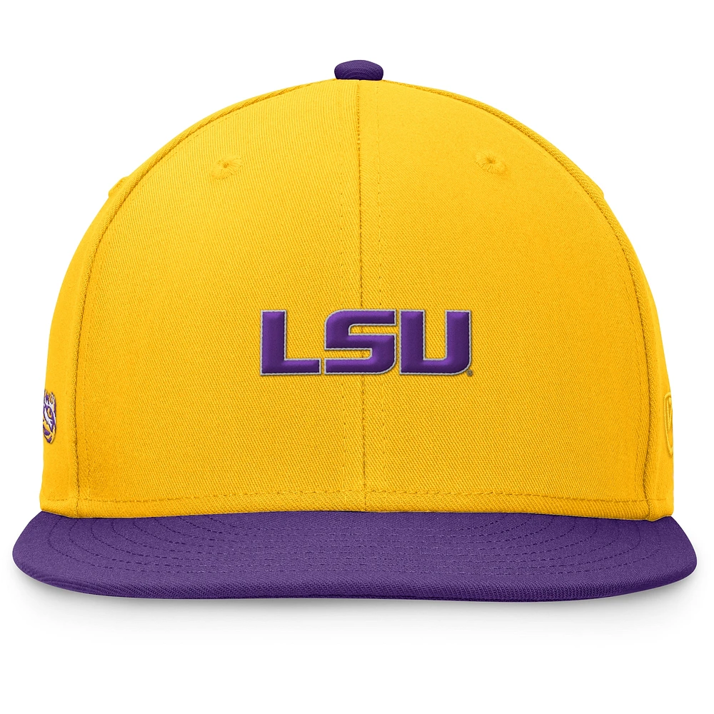 Men's Top of the World Gold/Purple LSU Tigers Rally Two-Tone Fitted Hat