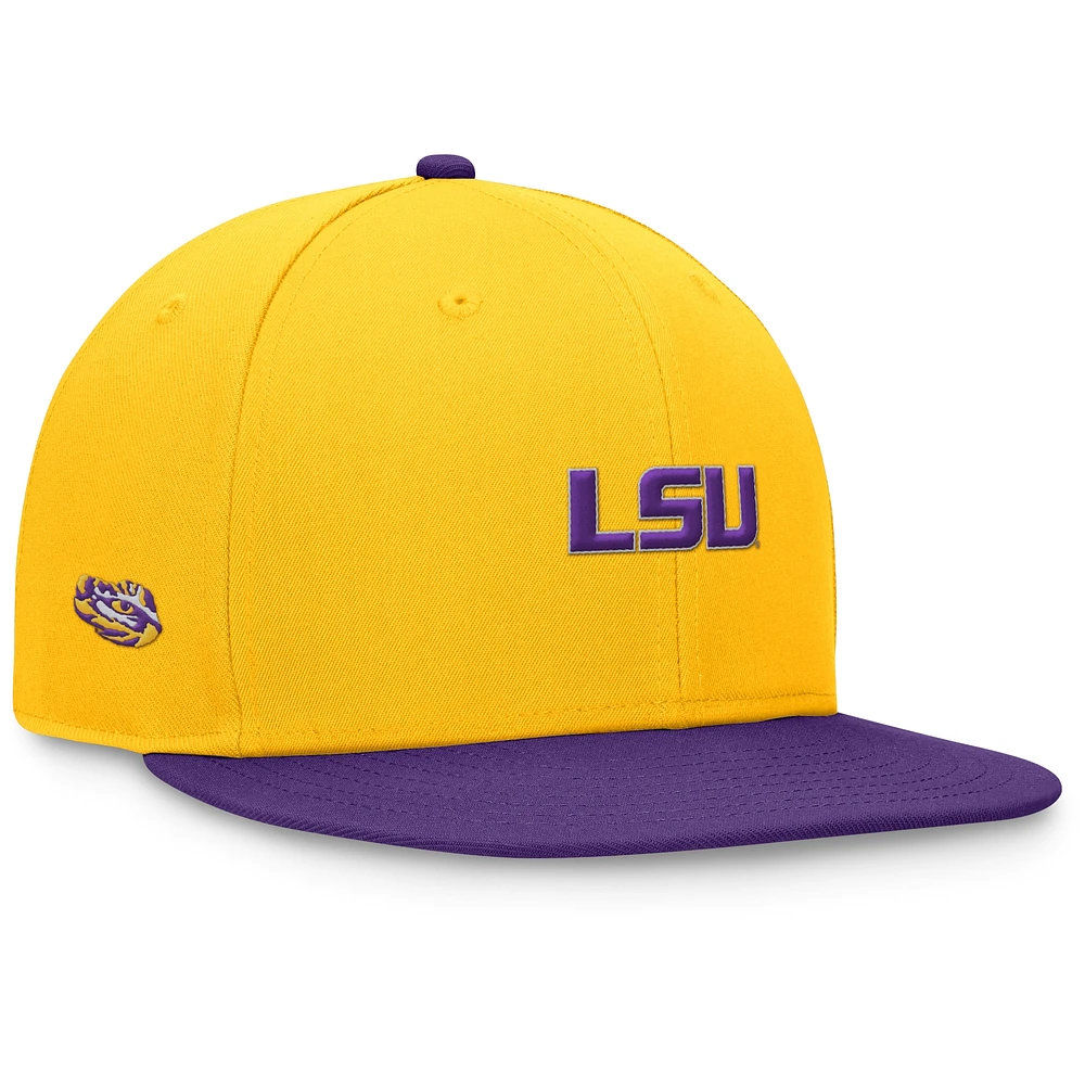 Men's Top of the World Gold/Purple LSU Tigers Rally Two-Tone Fitted Hat