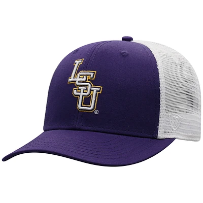 Casquette Snapback LSU Tigers Top of the World violette/blanche pour homme