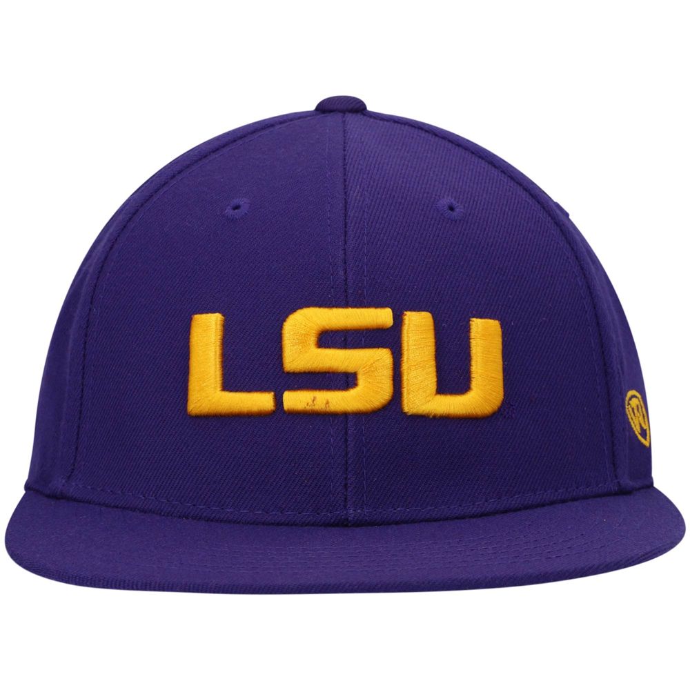 Men's Top of the World Purple LSU Tigers Team Color Fitted Hat