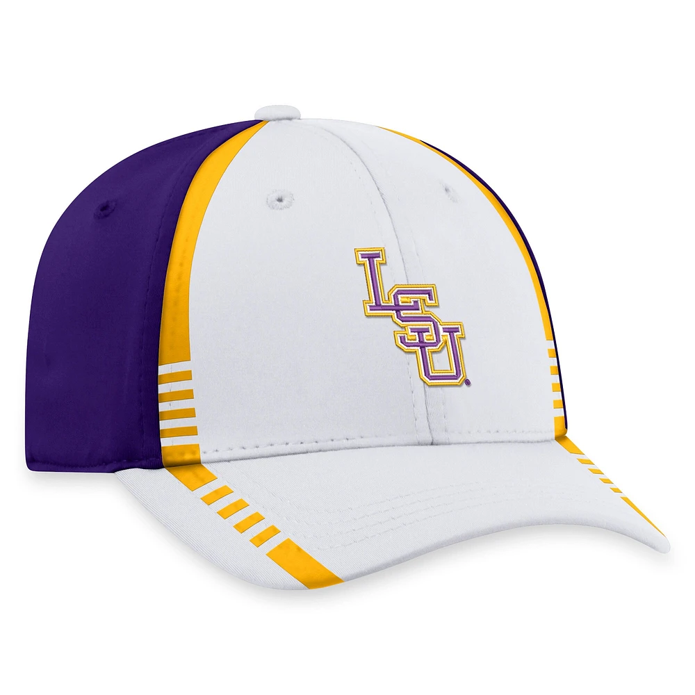 TOP LSU BLANC PRPL NCAA ICONIQUE IC03 FLEX HATMEFLX