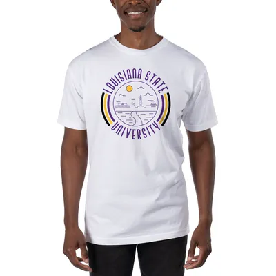 Men's Champion Purple LSU Tigers Baseball Stack T-Shirt