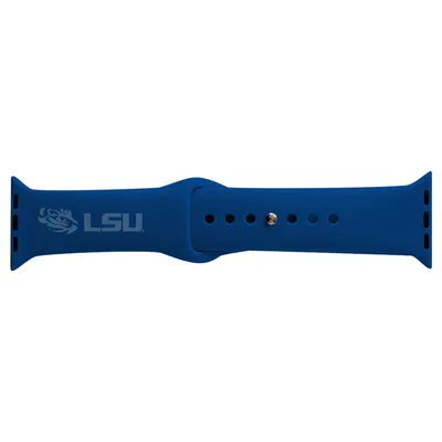 LSU Tigers 38-40mm Color Apple Watch Wrist Band