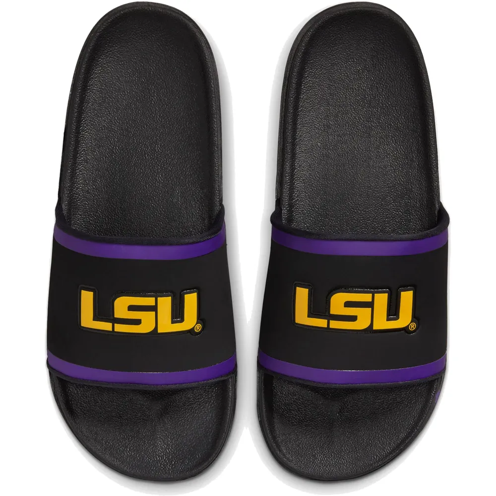 Sandales à glissière Nike LSU Tigers Off-Court Wordmark