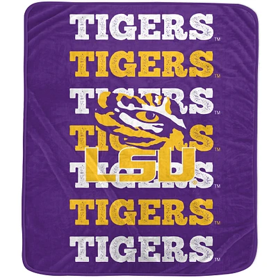 Couverture en peluche avec logo Pegasus LSU Tigers 60'' x 70''