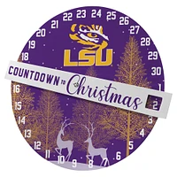 Pegasus LSU Tigers Countdown to Christmas Wall Sign