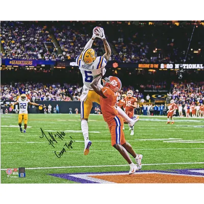 DK Metcalf Seattle Seahawks Unsigned Goes Up for Touchdown Catch Photograph