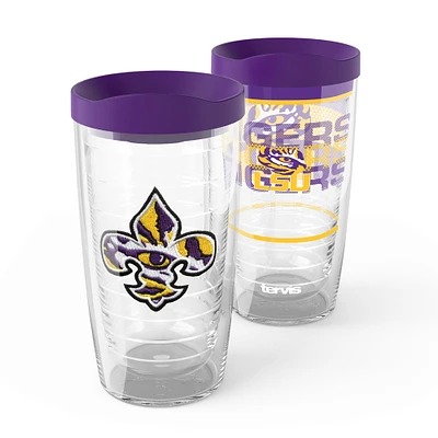 Tervis LSU Tigers 2-Pack 16oz. Competitor & Emblem Tumbler Set