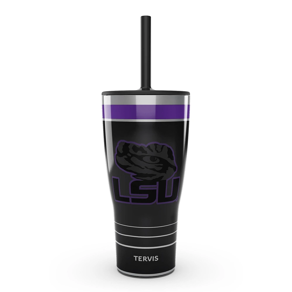 Tervis LSU Tigres 30oz. Gobelet de jeu de nuit avec paille