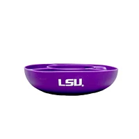 The Memory Company LSU Tigers 40oz. Glass Tumbler with Silicone Snack Tray