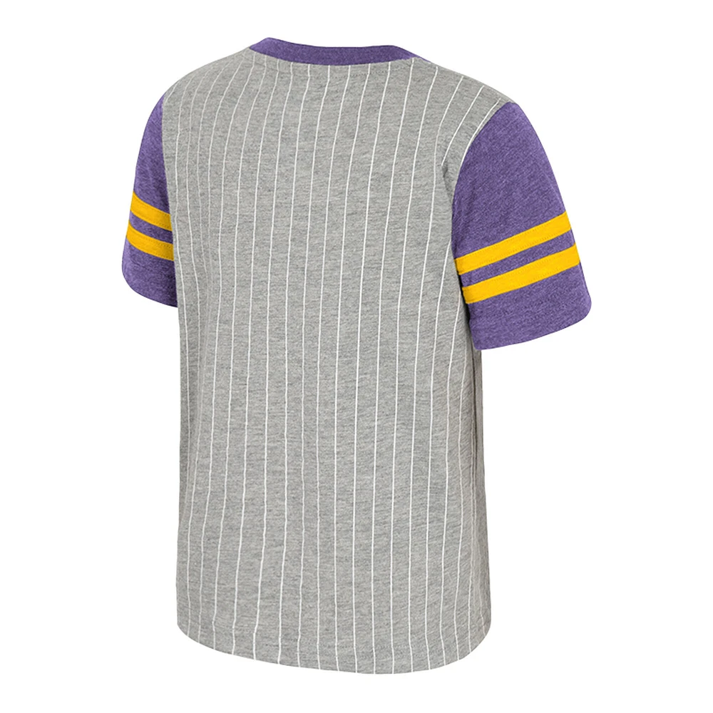 T-shirt Airball gris chiné Colosseum pour tout-petits des LSU Tigers