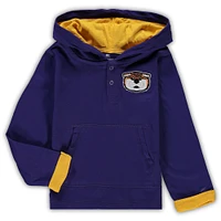 Toddler Colosseum Purple/Heathered Gray LSU Tigers Poppies Hoodie and Sweatpants Set