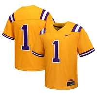 Toddler Nike #1 Gold LSU Tigers Alternate Untouchable Jersey