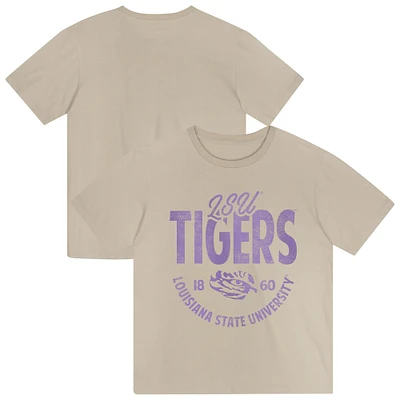 Toddler Tan LSU Tigers News Flash T-Shirt