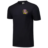 Unisex Black LSU Tigers Hyper Local Two Tone Mascot State T-Shirt