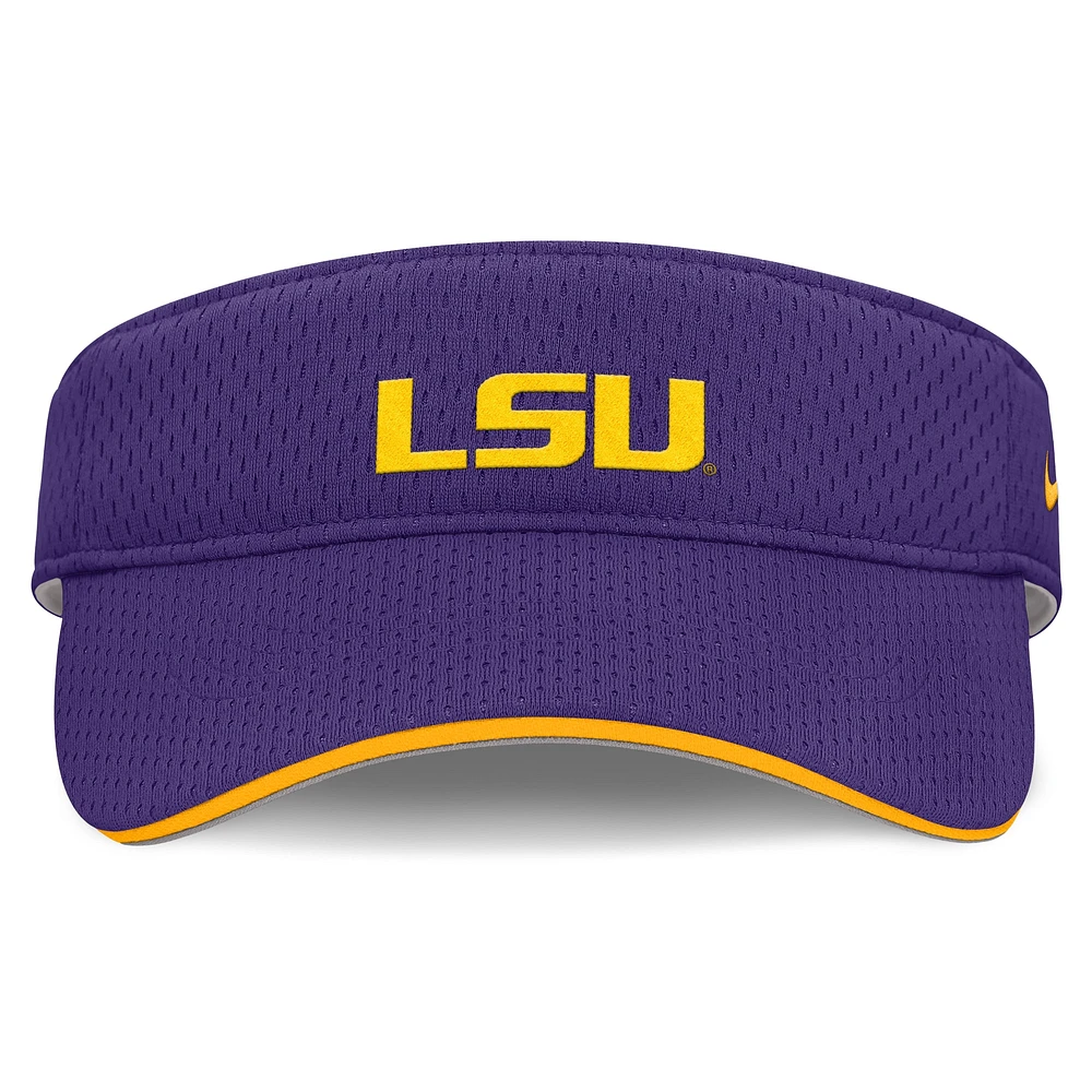 Unisex Nike Purple LSU Tigers 2025 Dugout Softball Ace Performance Adjustable Visor